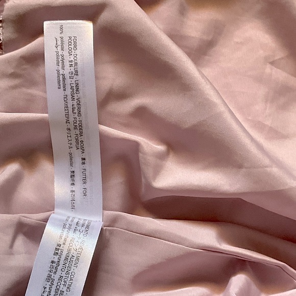 Zara Pink Metallic Shine Hooded Puffer Jacket. - Picture 5 of 7